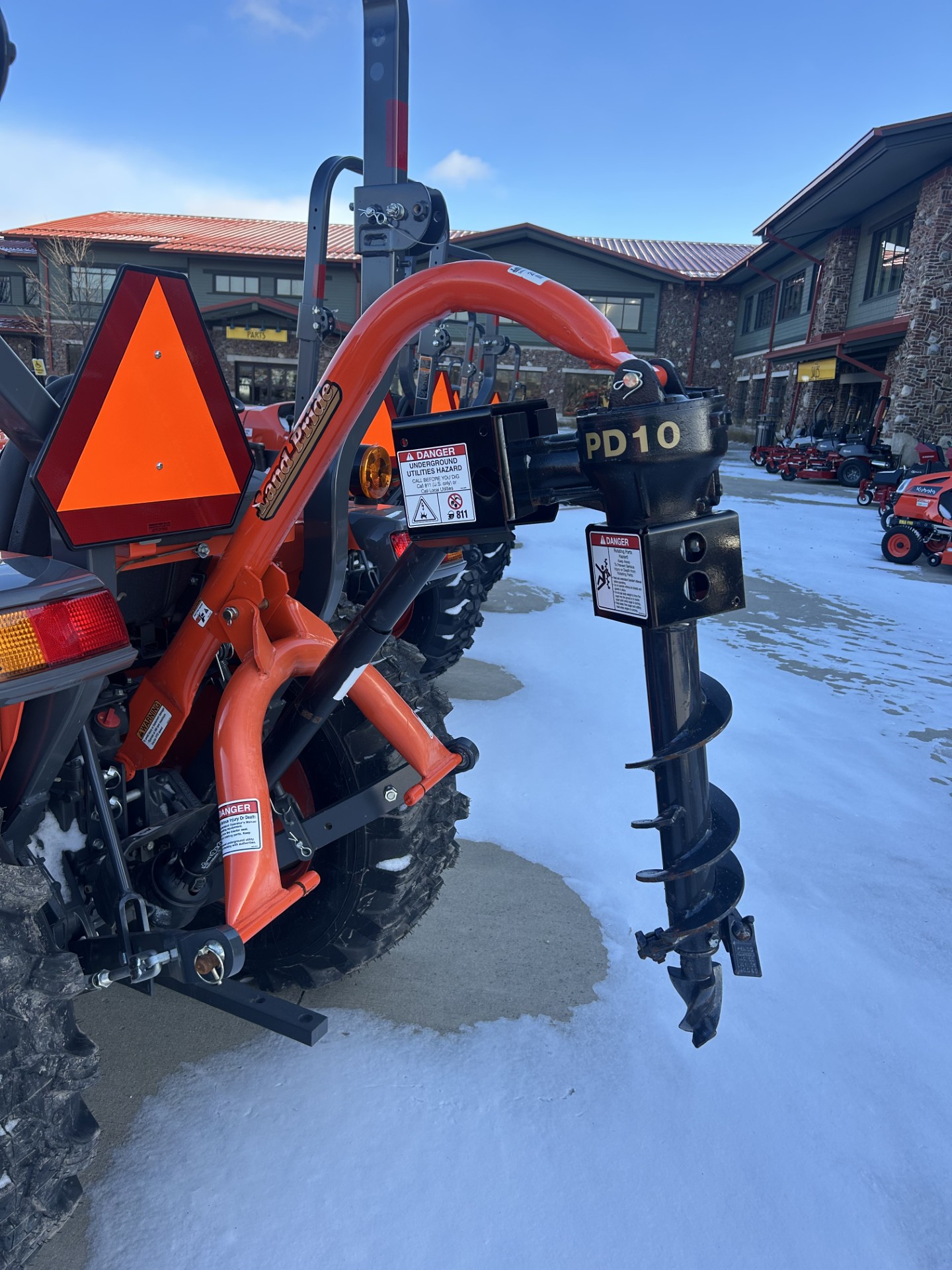 Picture of a PD10 Land Pride Attachment