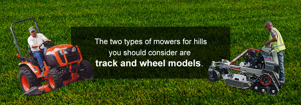 track vs wheel mowers